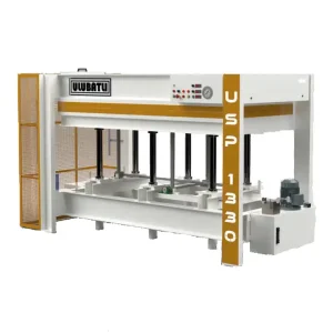 Made in Turkey Oil Hot Press Machine Woodworking Pressing Machines Door Pressing Natural Veneer
