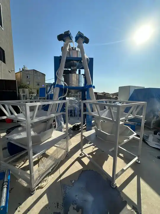 Double Spiral Mortar Mixing Machine Double Spiral Mortar Mixing Machine