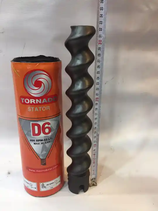 D6-3 Stator And Rotor Set For Screw Pump Mortar Cement Gypsyum Plastering Machine Construction Made In Turkey Durable D6-3 Stator And Rotor Set For Screw Pump Mortar Cement Gypsyum Plastering Machine Construction Made In Turkey Durable