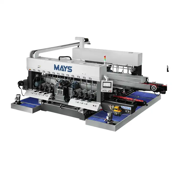 Glass Straight Double Edging Machine Glass Double Edging Polishing Double Side Glass Edger Grinding Polished Machine Glass Straight Double Edging Machine Glass Double Edging Polishing Double Side Glass Edger Grinding Polished Machine