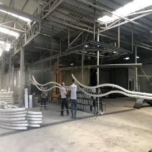 ALUMINUM POLE PRODUCTION LINE ALUMINUM POLE PRODUCTION LINE