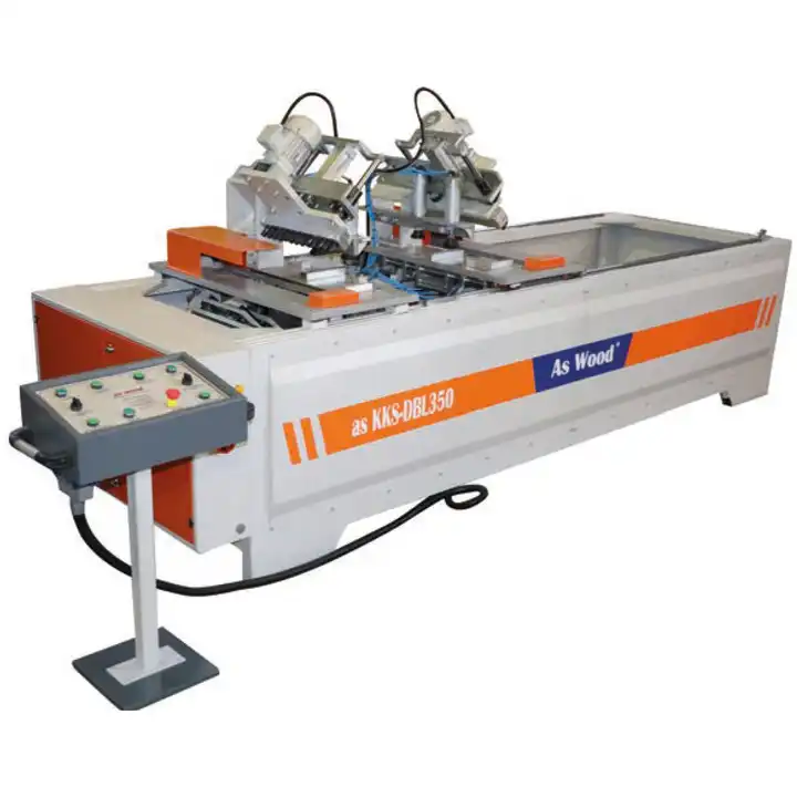 Quality Made In Turkey Door Frame Cutting And Drilling Machine Double Head Saw Cutting Quality Made In Turkey Door Frame Cutting And Drilling Machine Double Head Saw Cutting