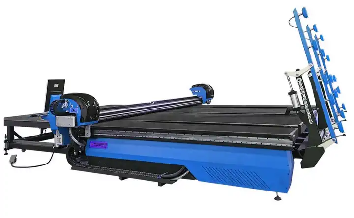 Cnc Glass Cutting Machine Production With Loading Cutting And Breaking Table Low-E Fonction Lazer Marking Cnc Glass Cutting Machine Production With Loading Cutting And Breaking Table Low-E Fonction Lazer Marking