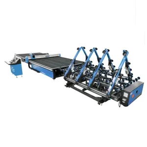 CNC Glass Cutting Machine 4224 Production Line With Loading Cutting and Breaking Table LOW-E Fonction Lazer Marking CNC Glass Cutting Machine 4224 Production Line With Loading Cutting and Breaking Table LOW-E Fonction Lazer Marking