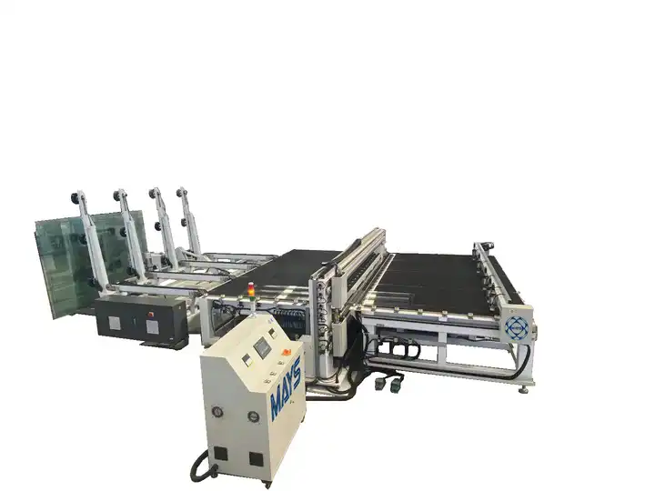 Full Automatic Cnc Laminate Glass Cutting Machine Production With Loading Cutting And Breaking Table Low-E Fonction Lazer Mark Full Automatic Cnc Laminate Glass Cutting Machine Production With Loading Cutting And Breaking Table Low-E Fonction Lazer Mark