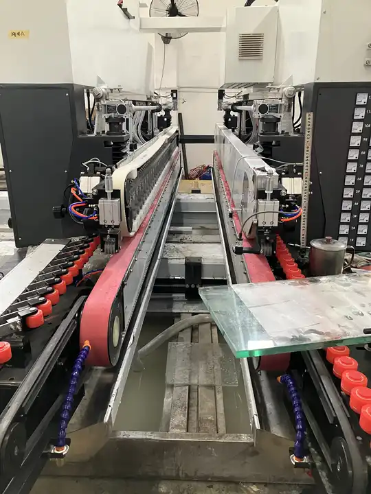 Cnc Glass Double Edging Line Glass Double Edging Polishing Double Side Glass Edger Grinding Polished Machine Cnc Glass Double Edging Line Glass Double Edging Polishing Double Side Glass Edger Grinding Polished Machine