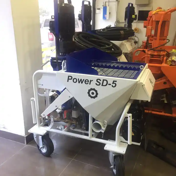 Wall Plastering Cement Dry Mortar Plaster Spraying Machine New Technology Portable Indoor Cement Plastering Machine Power Sd 5 Wall Plastering Cement Dry Mortar Plaster Spraying Machine New Technology Portable Indoor Cement Plastering Machine Power Sd 5