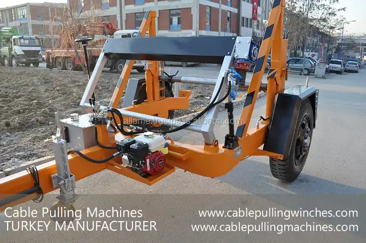 10 Ton Hydraulic Cable Pulling Winches And Trailers 10 Ton Hydraulic Cable Pulling Winches And Trailers