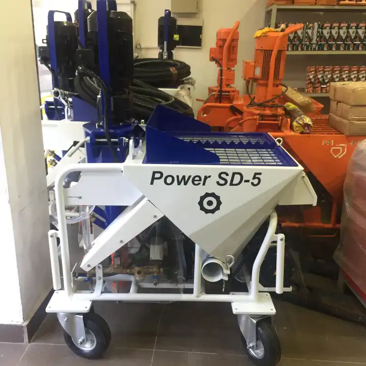 Portable High Quality Load Mixer Pump Wall Dry Plaster Pft Spray Machine Made In Turkey Power Sd 5 Portable High Quality Load Mixer Pump Wall Dry Plaster Pft Spray Machine Made In Turkey Power Sd 5