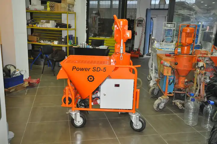 New High Quality Wall Cement Mortar Mixer Pump Portable Plastering Spraying Machine Power Sd 5 2 Years Other,Gear Provided 380 V New High Quality Wall Cement Mortar Mixer Pump Portable Plastering Spraying Machine Power Sd 5 2 Years Other,Gear Provided 380 V