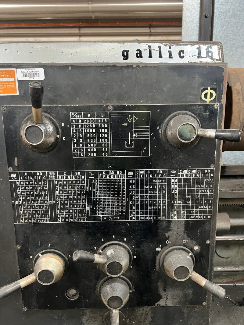Gallic 16 Lathe Gallic 16 Lathe