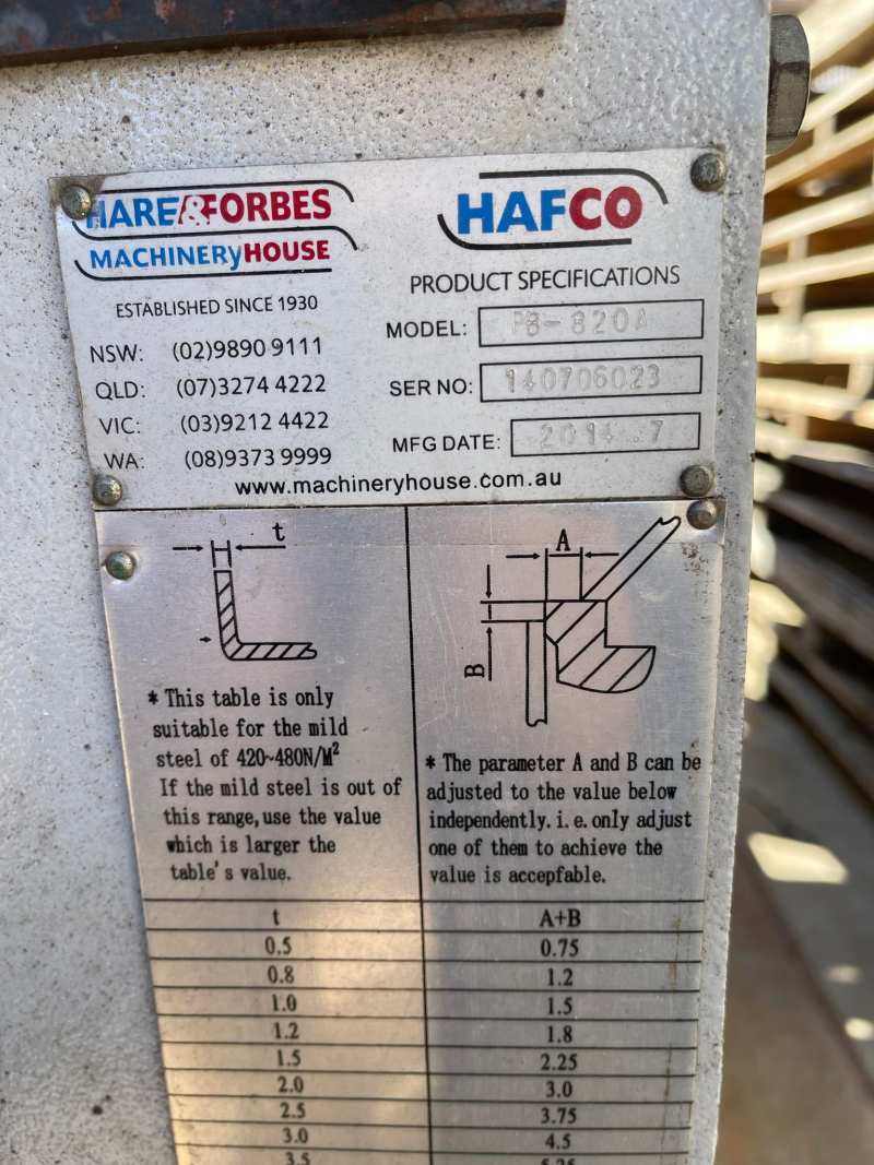 Metal Master 2400 Pan Brake Metal Master 2400 Pan Brake